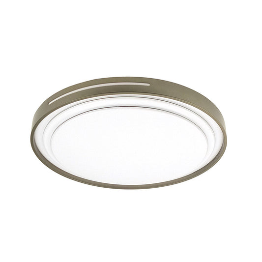 Plafón LED Argus Fabrilamp / Abrila 245584514 regulable en color cuero.