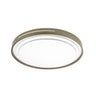 Plafón LED Argus Fabrilamp / Abrila 245584514 regulable en color cuero.