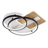 Azores Plafón LED Moderno Fabrilamp / Abrila Negro y Madera Ref 224285088