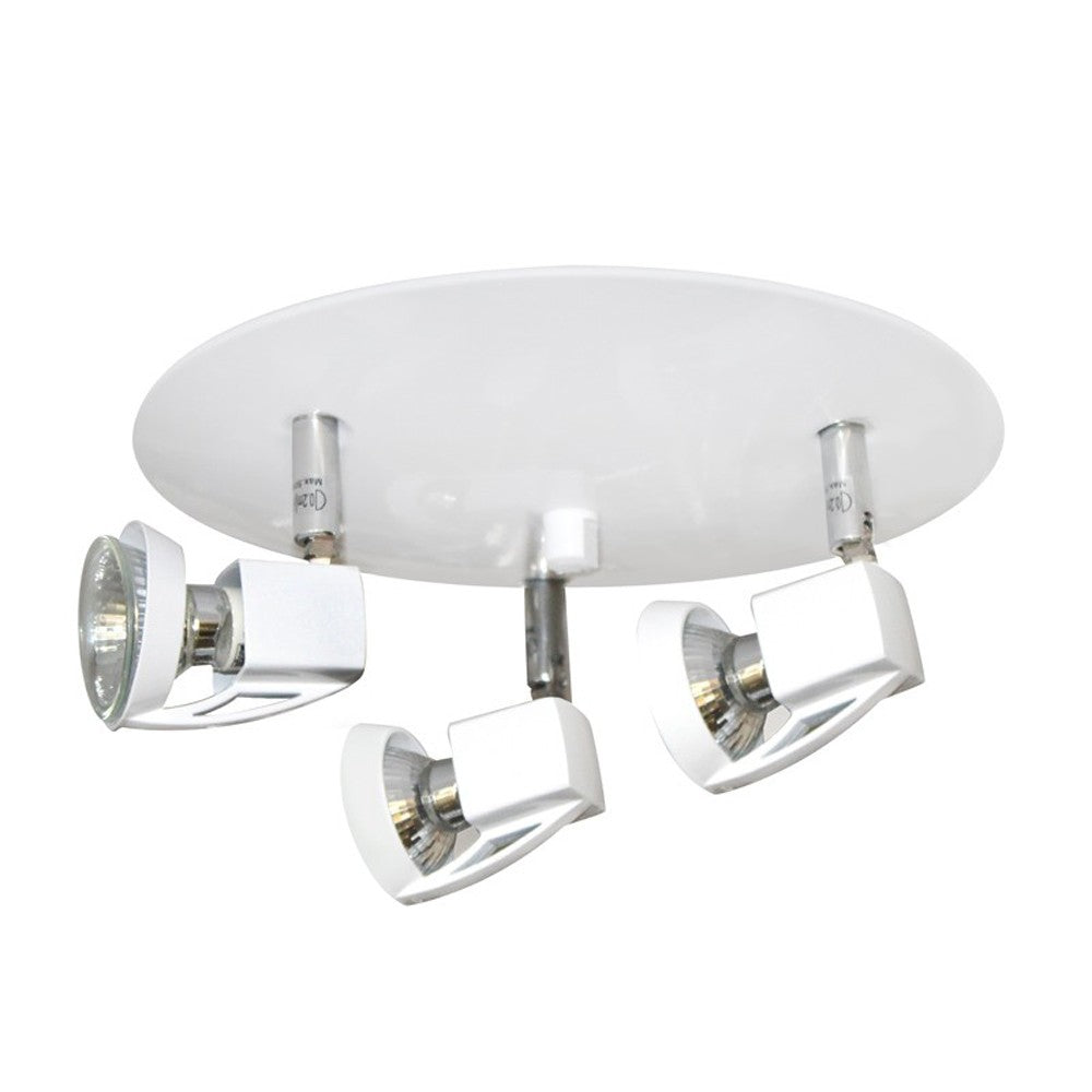 Plafón 3 Luces Blanco Arco CristalRecord 001-2000-3-001 para techo