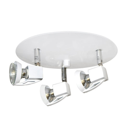 Plafón 3 Luces Blanco Arco CristalRecord 001-2000-3-001 para techo