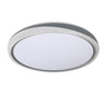 Plafón LED Charro Fabrilamp / Abrila regulable en gris, ref. 244084028
