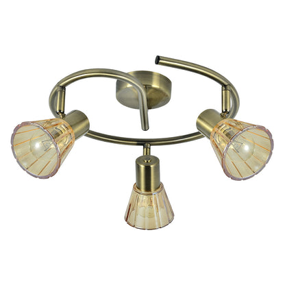 Cooper Plafón Foco Orientable Cuero Fabrilamp / Abrila 142153014