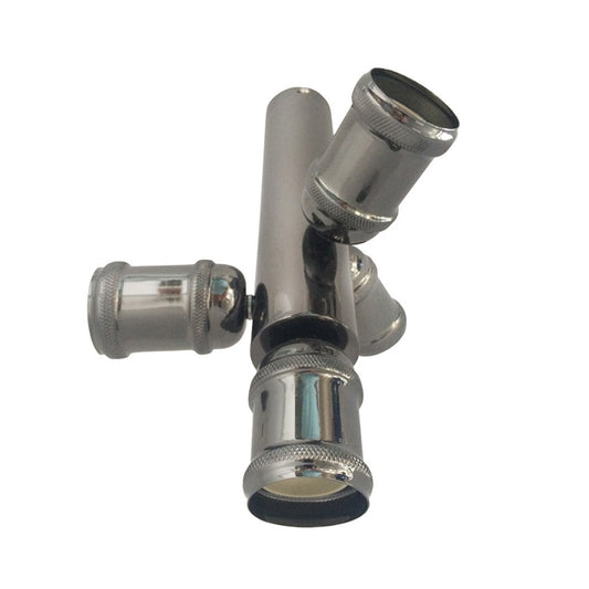 Plafón Cora fabricado en Metal color Grafito