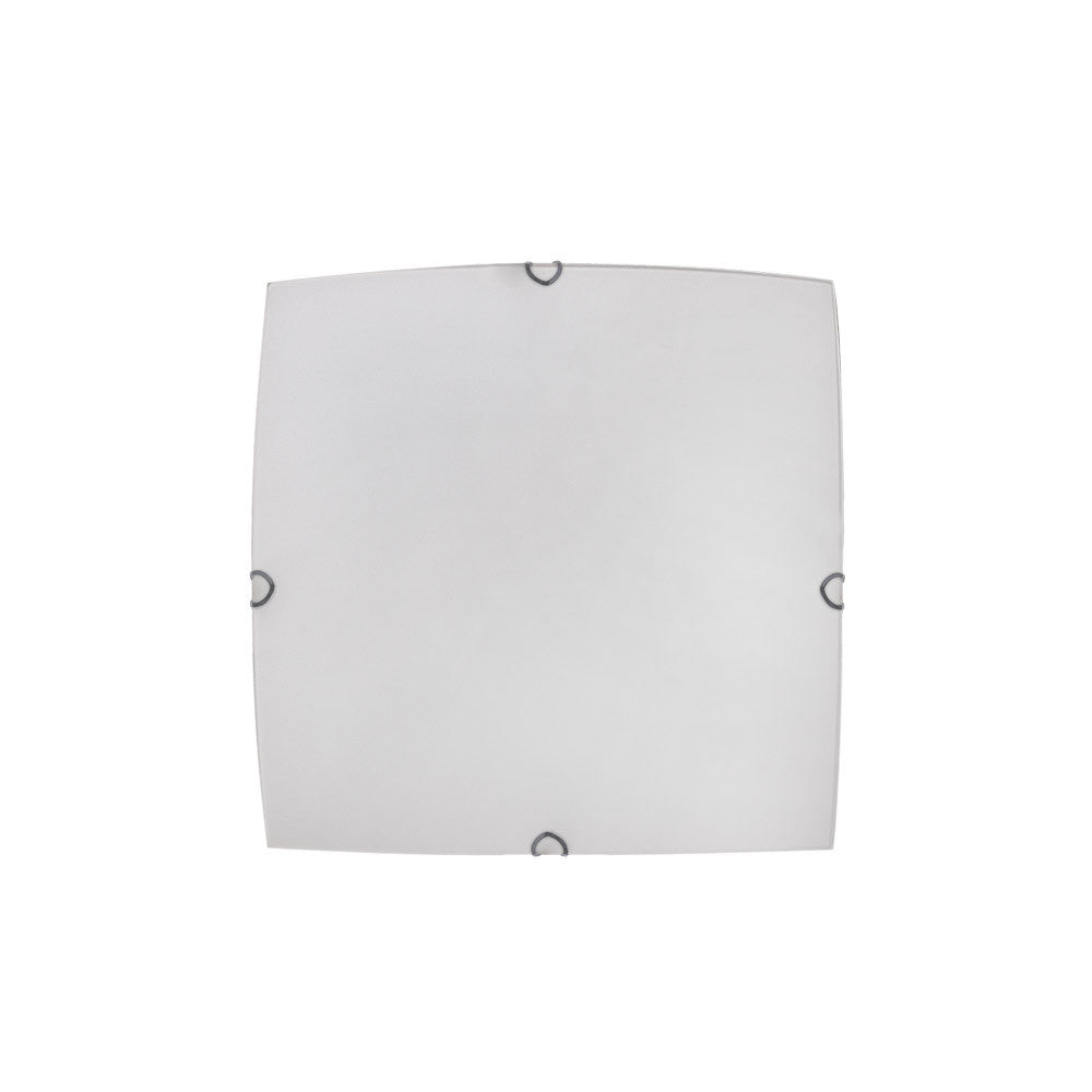 Plafón Cuadrado Ayla Blanco Fabrilamp / Abrila 158382501