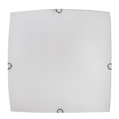 Plafón cuadrado Ayla blanco Fabrilamp / Abrila 158384001