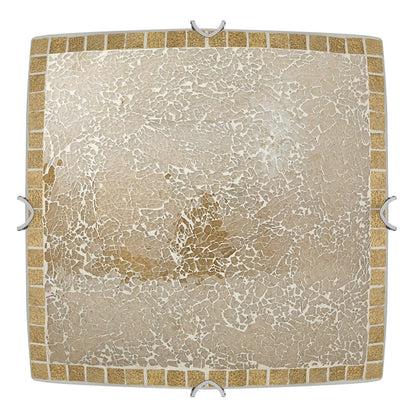 Plafón Cuadrado Tenor Ámbar Mosaico Fabrilamp / Abrila 177594143