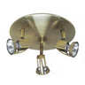 Plafón Cuero 3 Focos CristalRecord 001-2000-3-056, elegancia en iluminación
