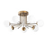Plafón Techo Dorado Estilo Araña CristalRecord PRODM22040