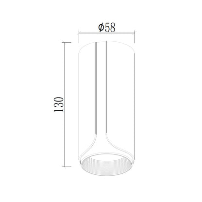 Plafón de techo con protección IP20 para interiores