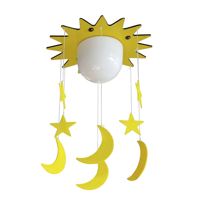 Plafón Infantil Lunas y Estrellas CristalRecord Fugaz 24-004-01-130