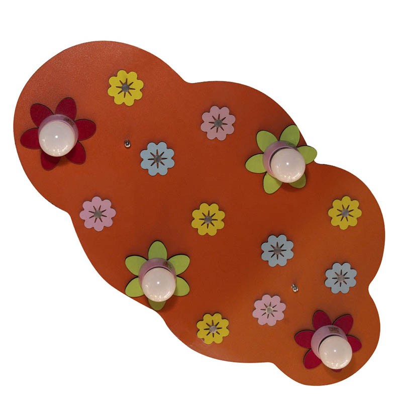 Lámpara de techo infantil Bloom con casquillo E27 para fácil cambio de bombillas
