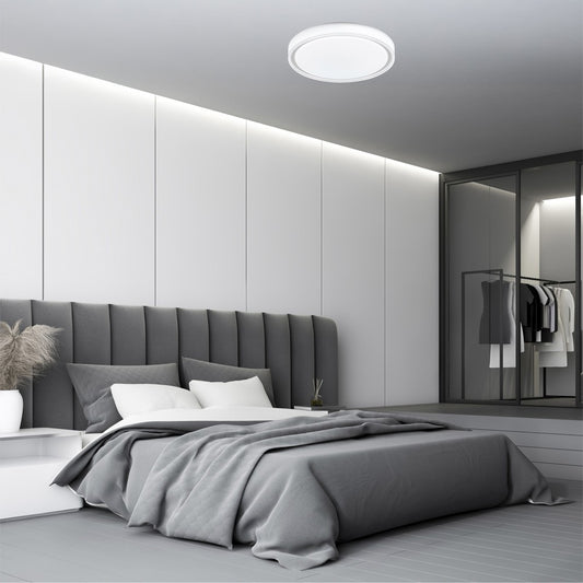 Plafón Aneto fabricado en LED color blanco