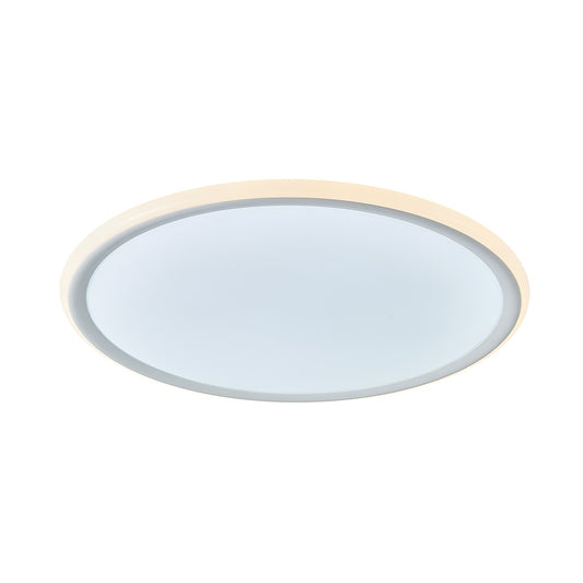 Plafón Moderno LED Eneko 40 cm / Blanco – vista principal · Ref. 12319