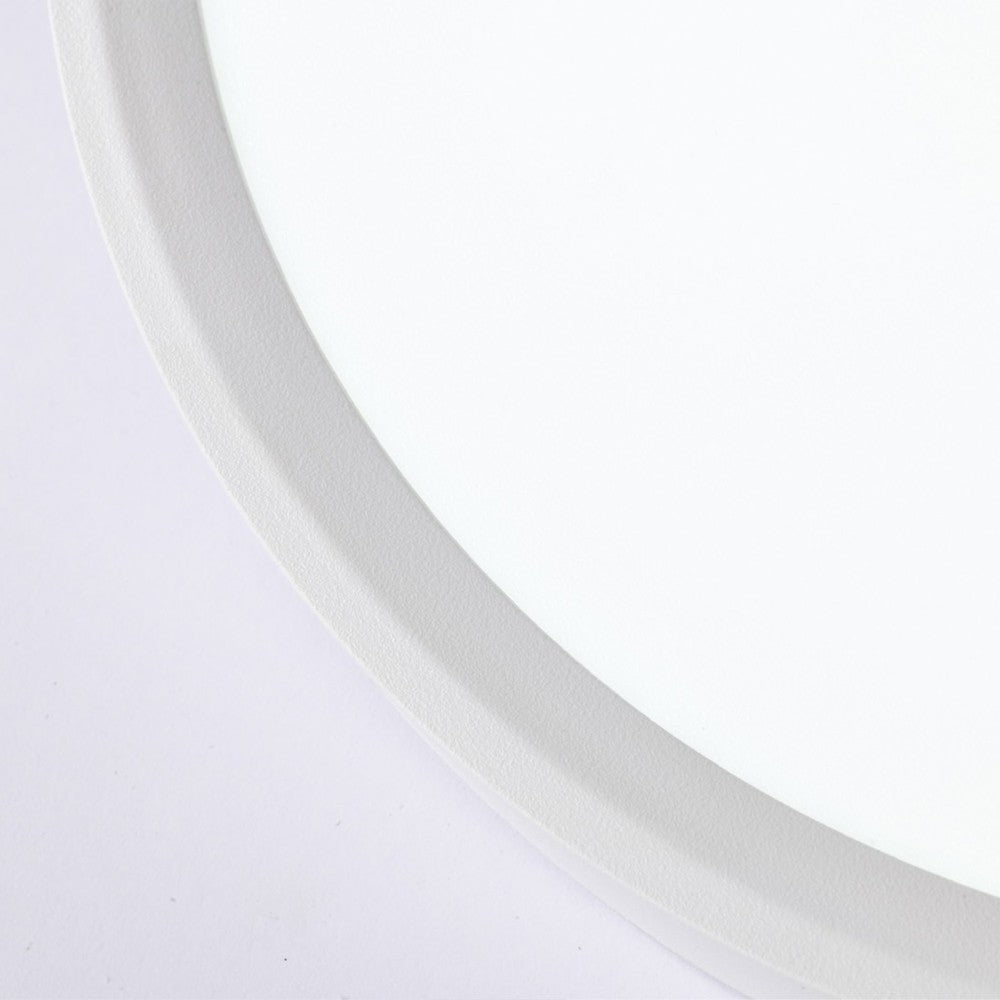 Plafón LED blanco ultra slim, ideal para salón o dormitorio