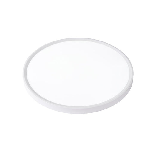 Plafón Mery fabricado en aluminio color blanco con difusor acrílico