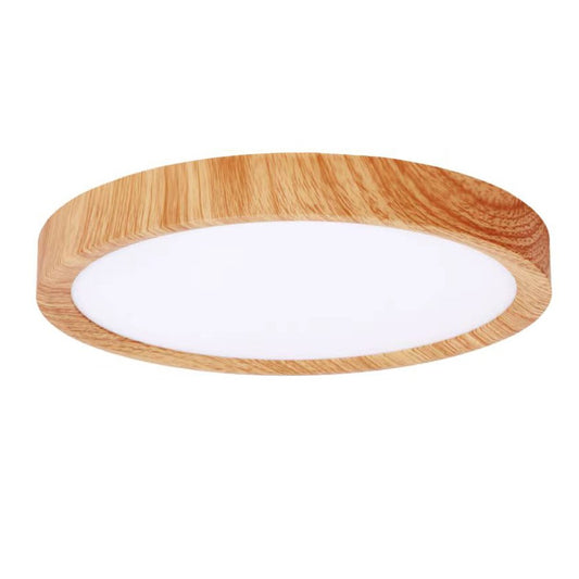 Plafón LED de techo Mery Madera CristalRecord 24-100-24-116