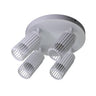 Plafón Sahara Blanco CristalRecord 43-211-04-100 para techo con luz GU10