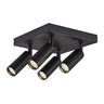 Plafón de techo Slim CristalRecord, focos orientables, ref. 43-213-94-180
