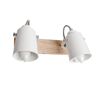 Plafón con focos orientables E14 para iluminación ajustable