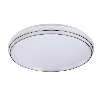 Plafón LED Duarte Fabrilamp / Abrila regulable blanco y negro, ref. 244485009