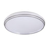 Plafón LED Duarte Fabrilamp / Abrila regulable blanco y negro, ref. 244485009