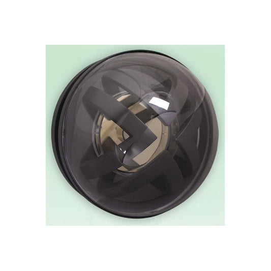 Fabrilamp / Abrila Aplique Exterior Redondo Aluminio Gris 93.843/1 - LUZGURÚ