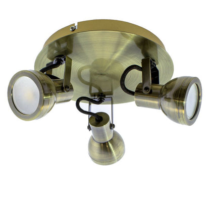 Plafón Techo Focos Orientables CristalRecord HELI 25-720-03-006