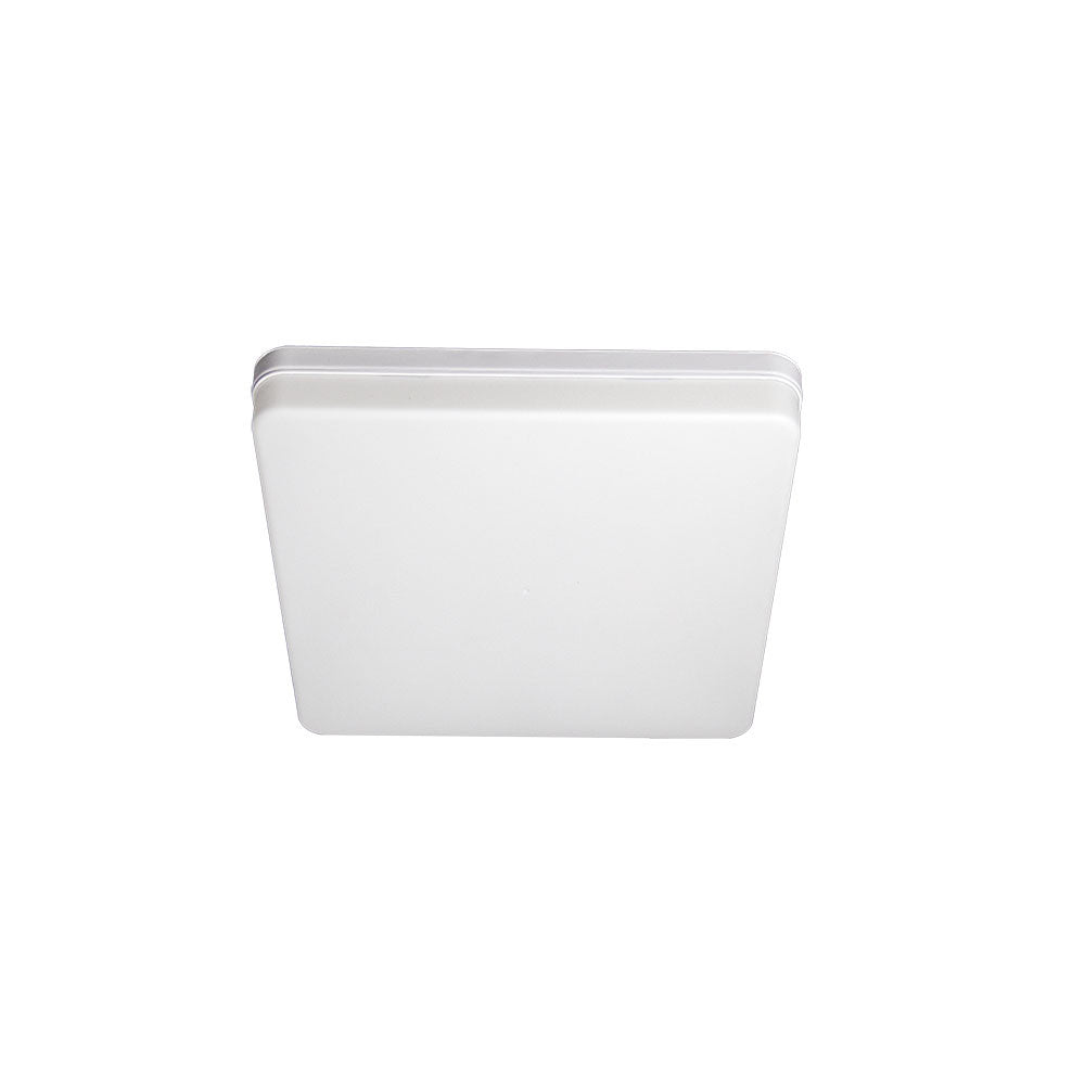Plafón LED FUTURO fabricado en Policarbonato color Blanco