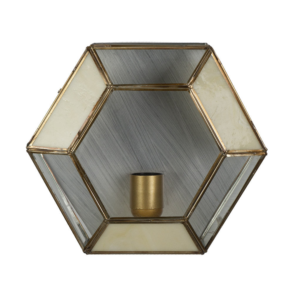 Plafón rústico Granadino Fabrilamp / Abrila 1.873-OPALINA para interiores