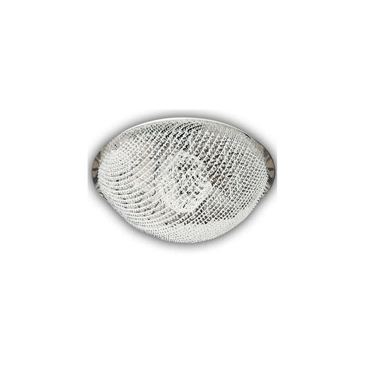 Plafón Hemisferio Cristal Cromo Fabrilamp / Abrila 026281149