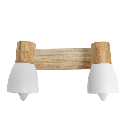 Plafón Lan fabricado en Madera color blanco