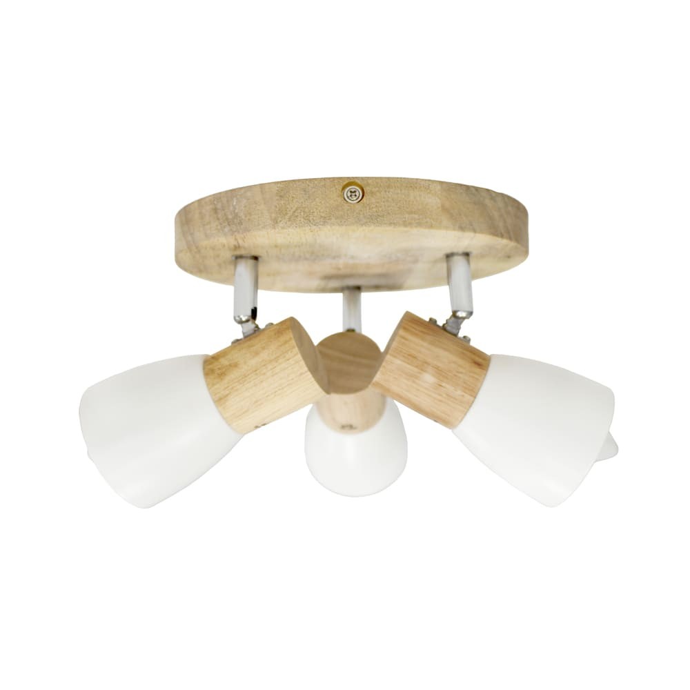 Plafón con protección IP20, ideal para iluminar cualquier estancia