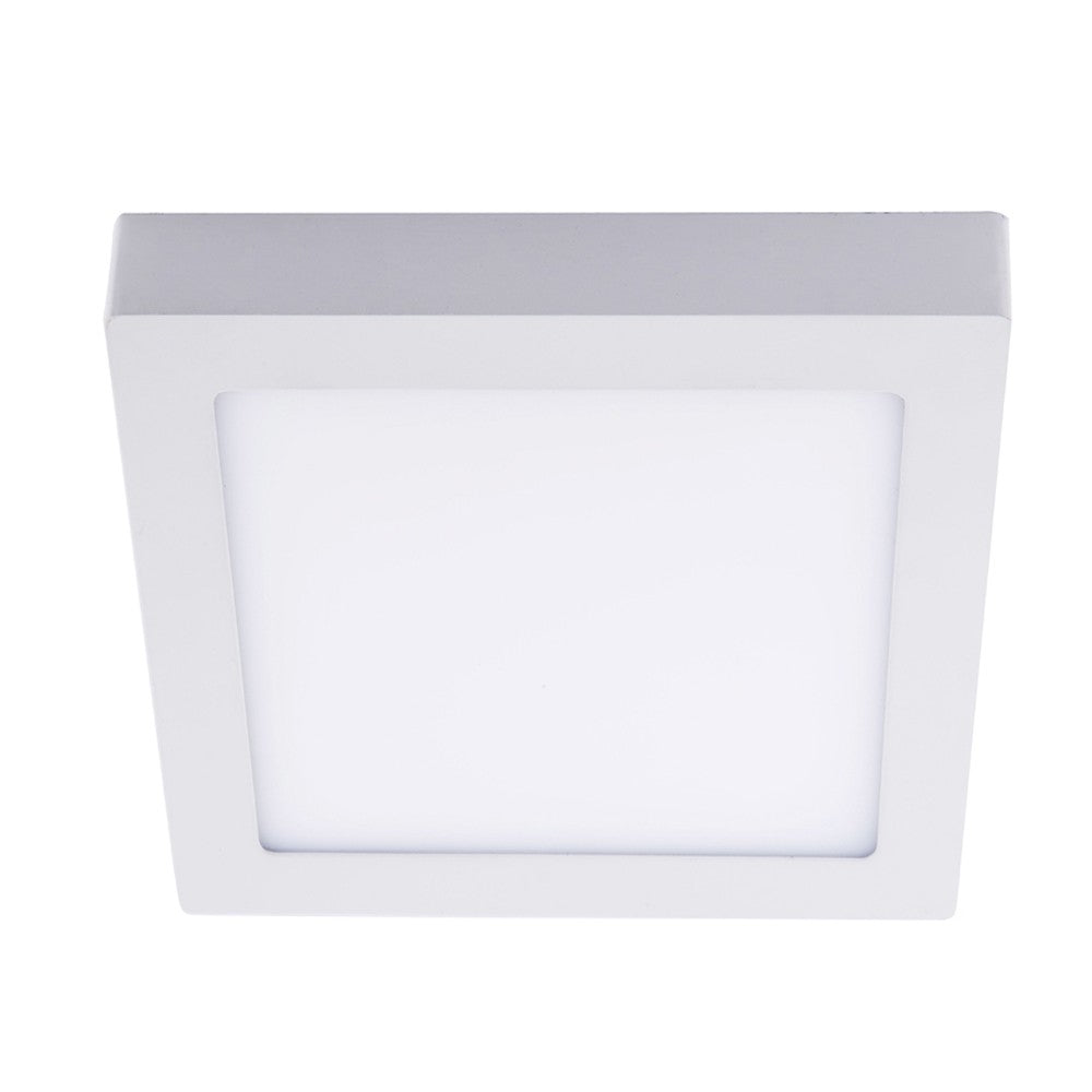 Plafón LED Cuadrado Blanco CristalRecord KNOW 02-600-12-400