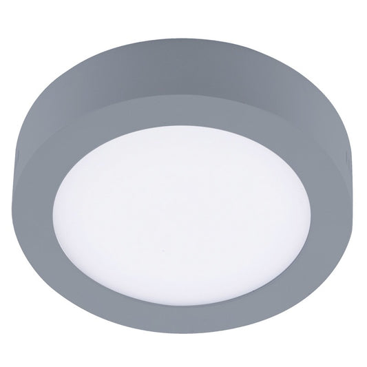 Plafón LED Know Ø22 cm 18W 1440 lm 4000K Gris CristalRecord - vista principal | CristalRecord