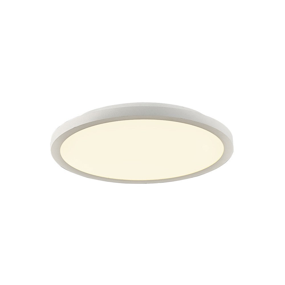 Plafón Doron fabricado en Aluminio color Blanco para techo