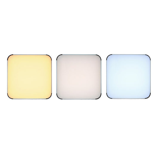 Plafón Creta fabricado en PMMA y aluminio color blanco