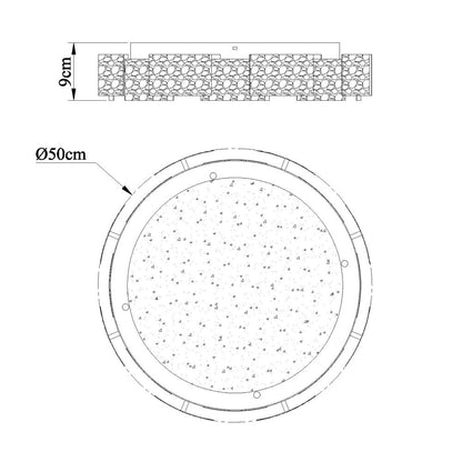 Lámpara de techo moderna ideal para salón o dormitorio
