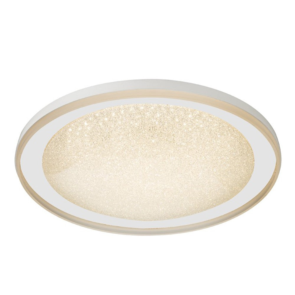 Plafón LED dimable Gloss CristalRecord, diseño ovalado, ref. 28-697-40-100