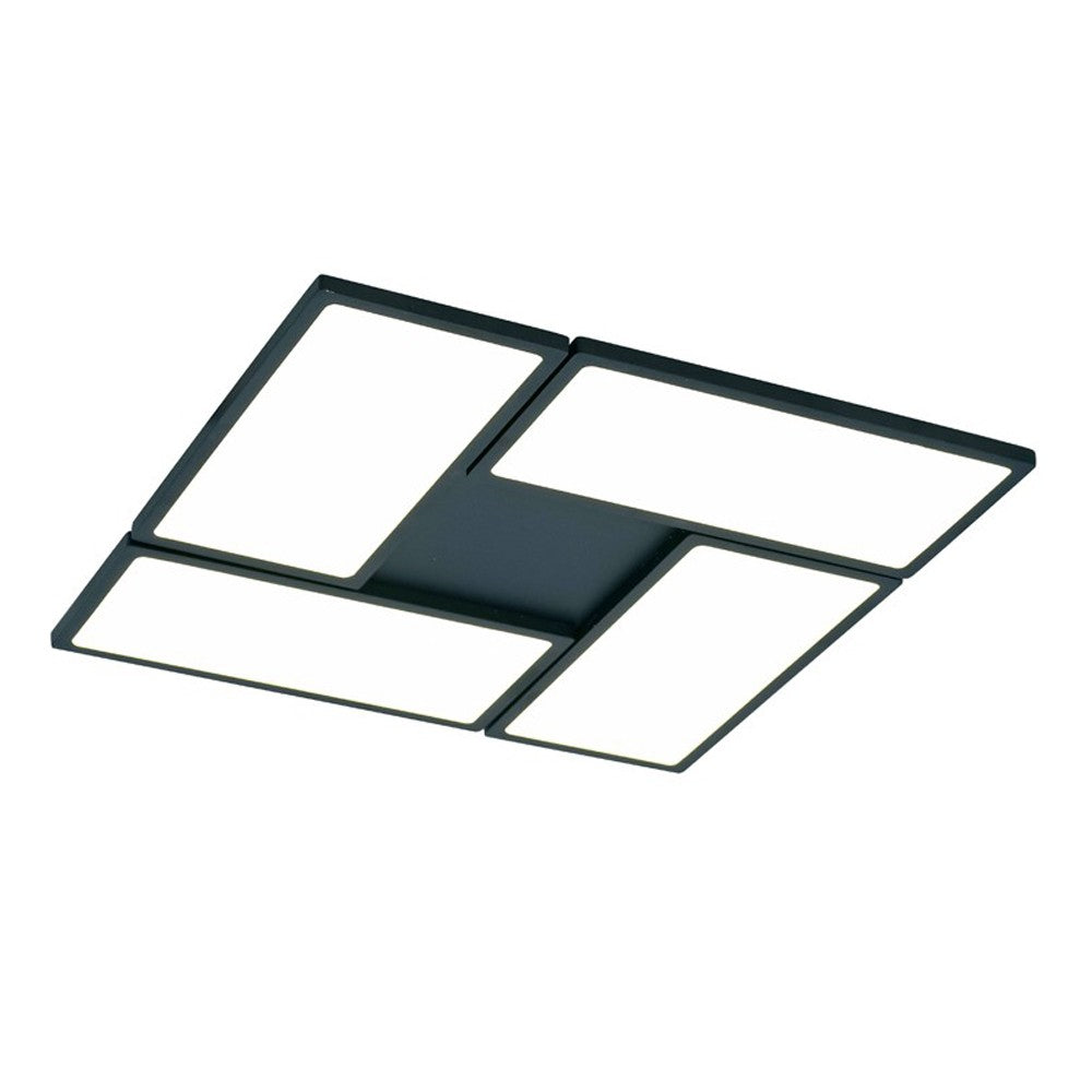 Plafón LED New Or CristalRecord Negro 26-884-60-180