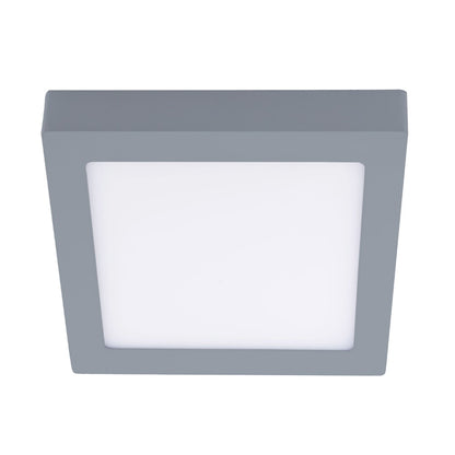Plafón LED Cuadrado Gris CristalRecord KNOW 02-600-06-181