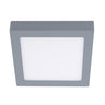 Plafón LED Cuadrado Gris CristalRecord KNOW 02-600-06-181
