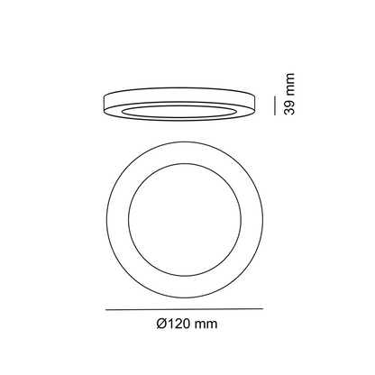 Lámpara de techo discreta ideal para salón, CristalRecord Know