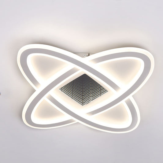 Plafón Niza fabricado en LED color blanco adaptable