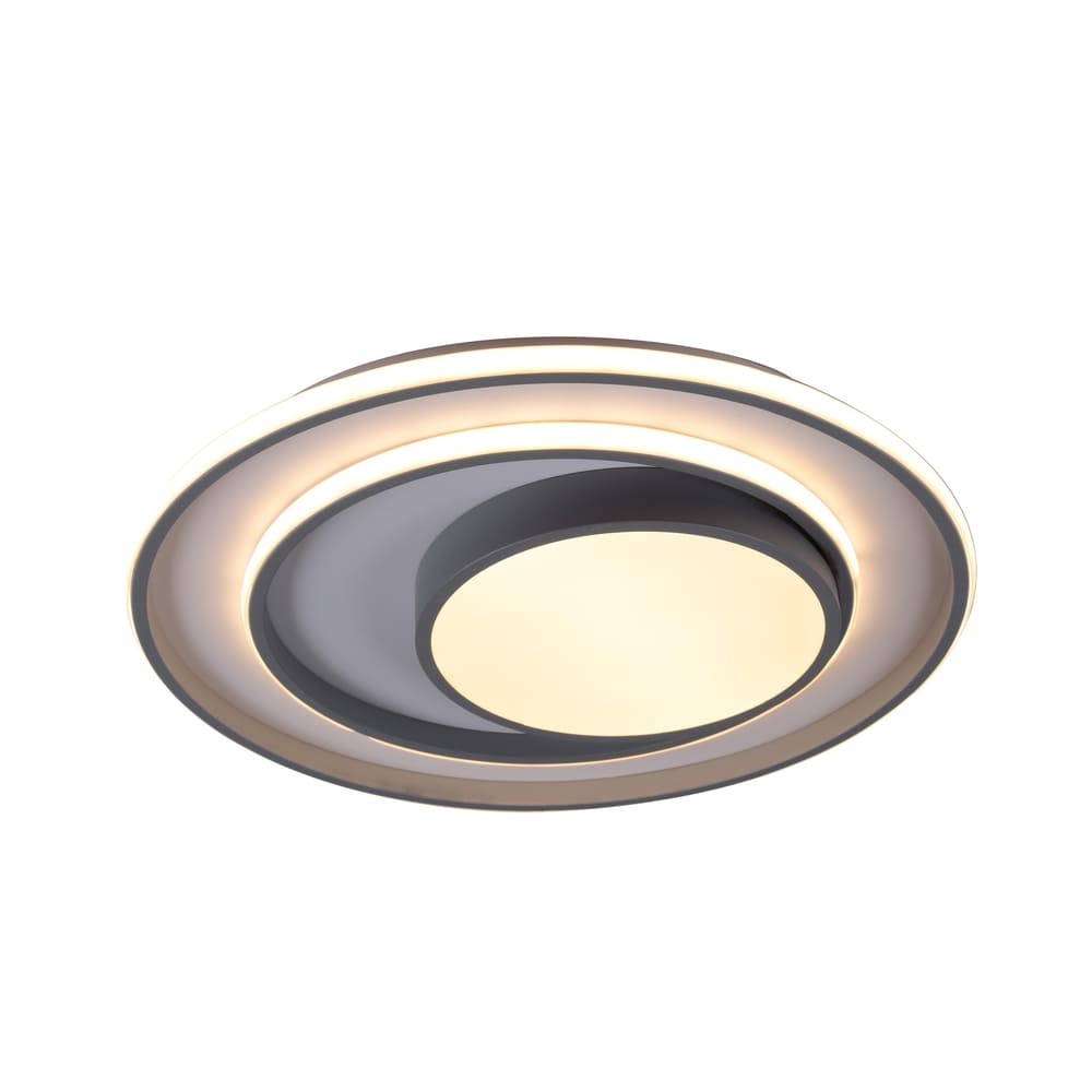 Plafón Draco fabricado en metal color blanco con tecnología LED