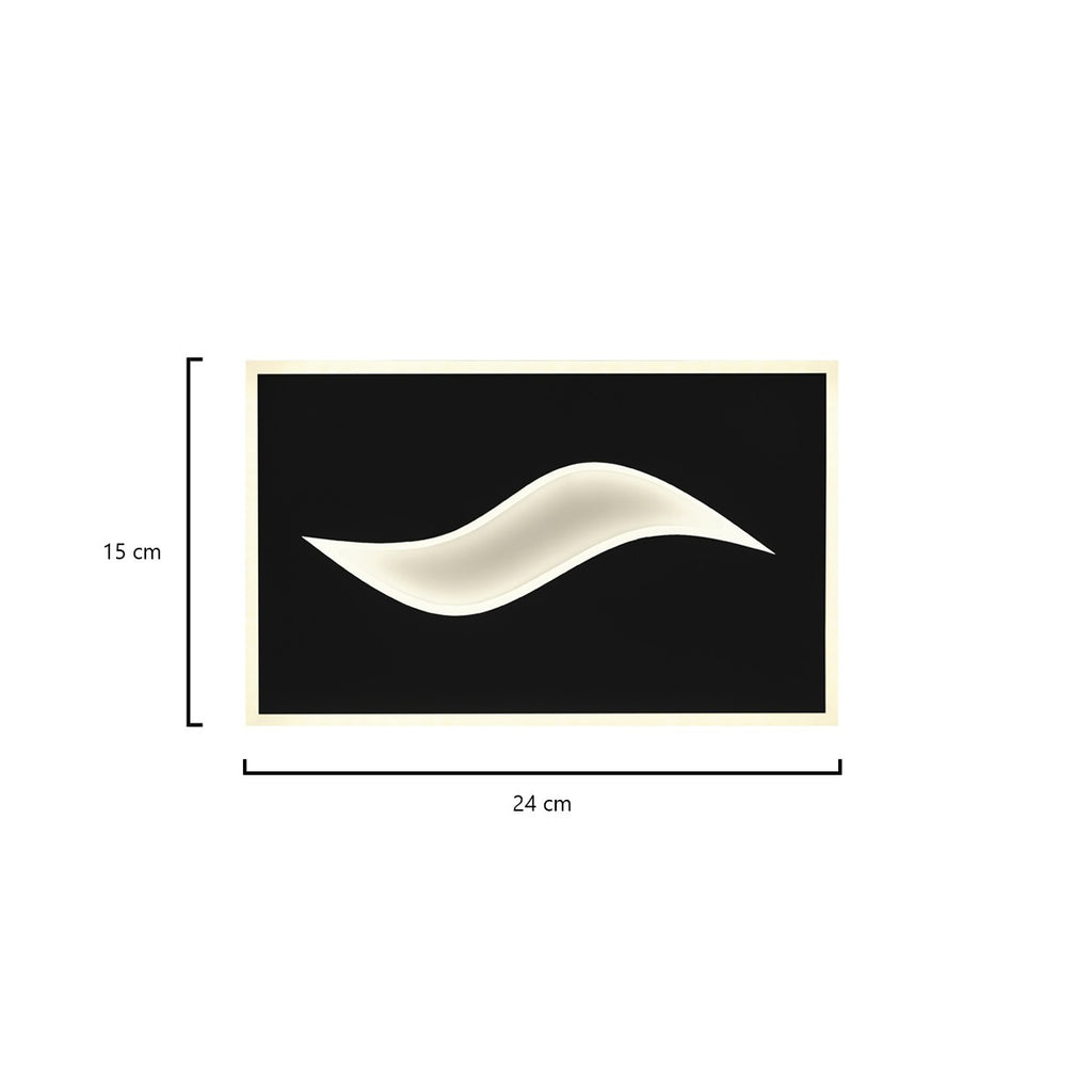 Plafón LED Amir Negro AJP/Alemar (Ref. 11102): Dimensiones detalladas para una iluminación cálida y elegante en tu hogar.
