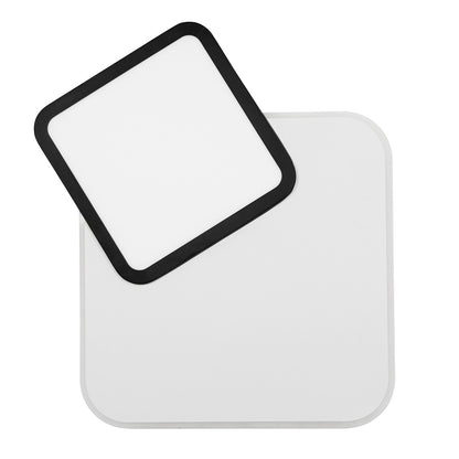 Plafón LED Arnau AJP/Alemar 11507: Descubre sus medidas. Ilumina tu espacio con estilo y eficiencia.  70W, 4969 lúmenes, luz regulable.
