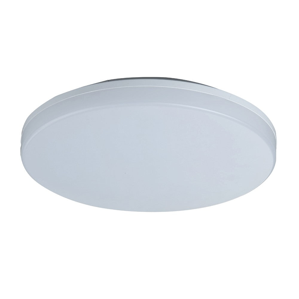 Plafón LED Exterior Aspen Redondo 24W IP54 Blanco CristalRecord - vista principal | CristalRecord