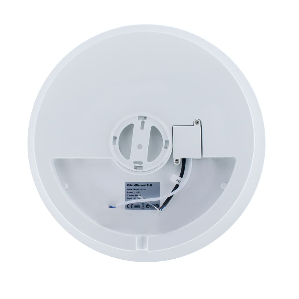 Plafón LED Exterior Aspen Redondo 24W IP54 Blanco CristalRecord - imagen 3 | CristalRecord