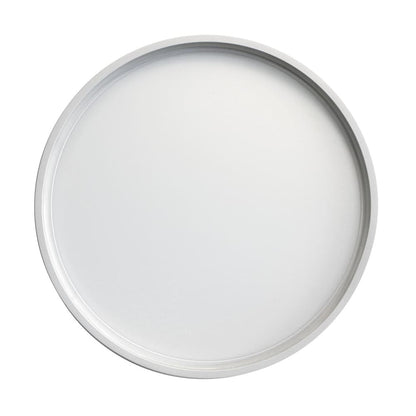 Plafón fabricado en Aluminio color Blanco con difusor de Policarbonato